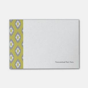 Ikat vintage pattern post-it notes