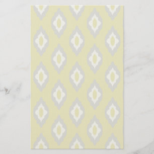 Ikat vintage pattern stationery