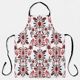 Ikat Watercolor: Tribal Ethnic Seamless. Apron
