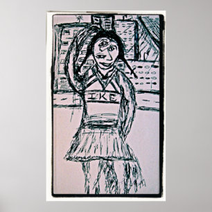 IKE Cheerleader Poster