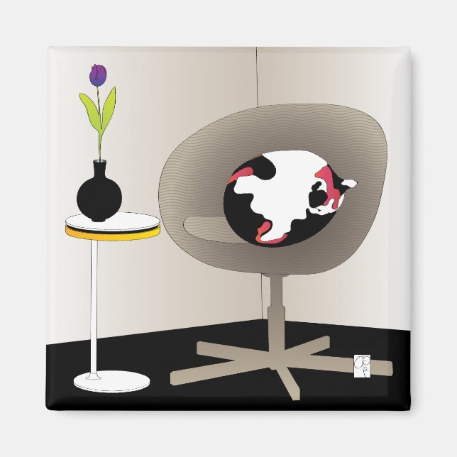 Ikea Interiors Cat Magnet (Front)