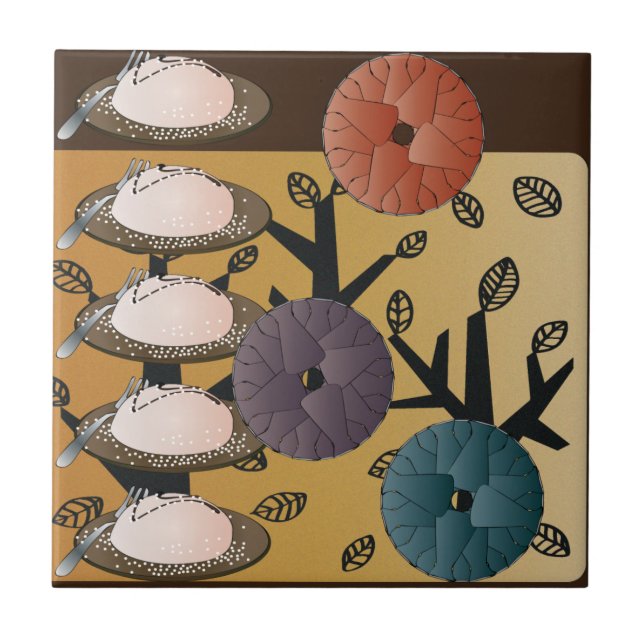 Ikea Kitchen Cakes Tile (Front)