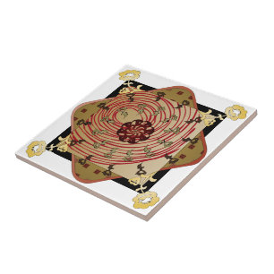 Ikea Rugs Red Swirl Tile