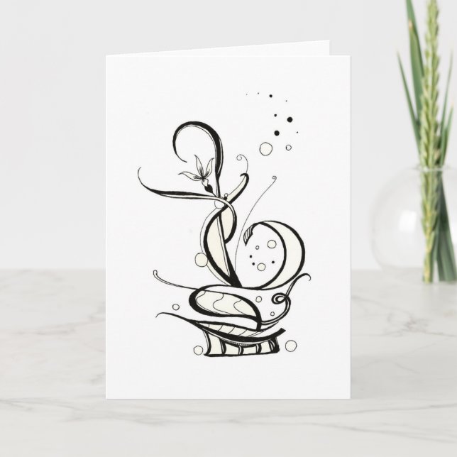 Ikebana Card (Front)