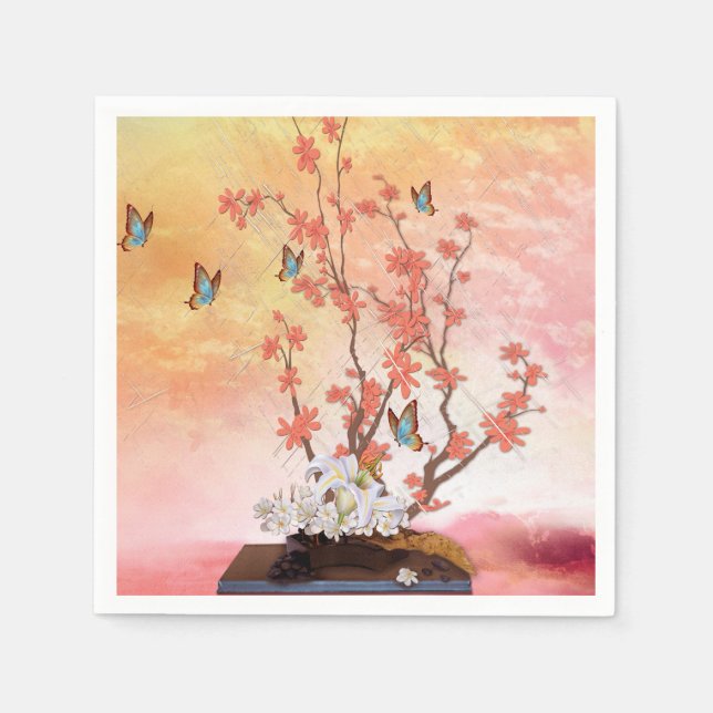 Ikebana display napkin (Front)