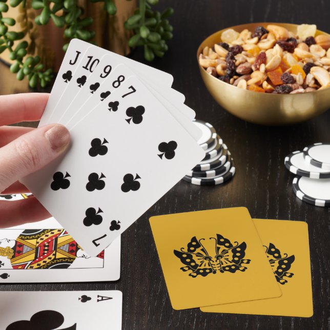Ikeda Opposite Butterfly Petname Tag Playing Cards (In Situ)