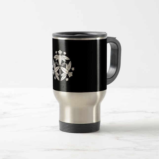 Ikeda Triple Gentian Travel Mug (Front Right)
