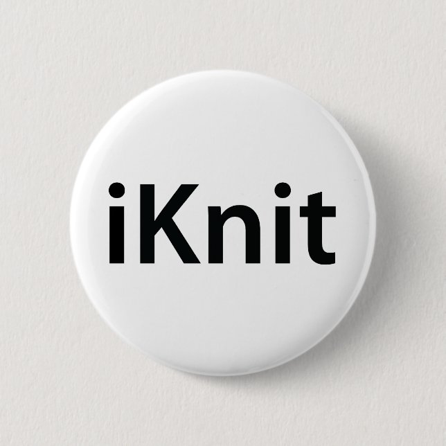 iKnit button (Front)