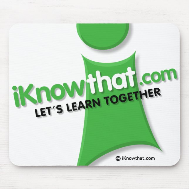 iKnowthat Logo Mousepad (Front)