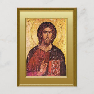 Ikon of Christ Postcard