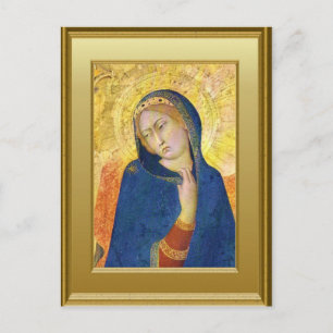 Ikon of the Virgin Mary Postcard