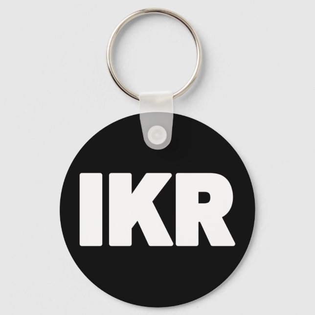 IKR | Text Slang Keychain (Front)