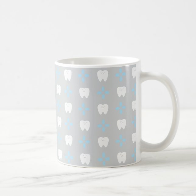 [Ikungudo] Tooth Goods Mug Cup Gray Blue (Right)