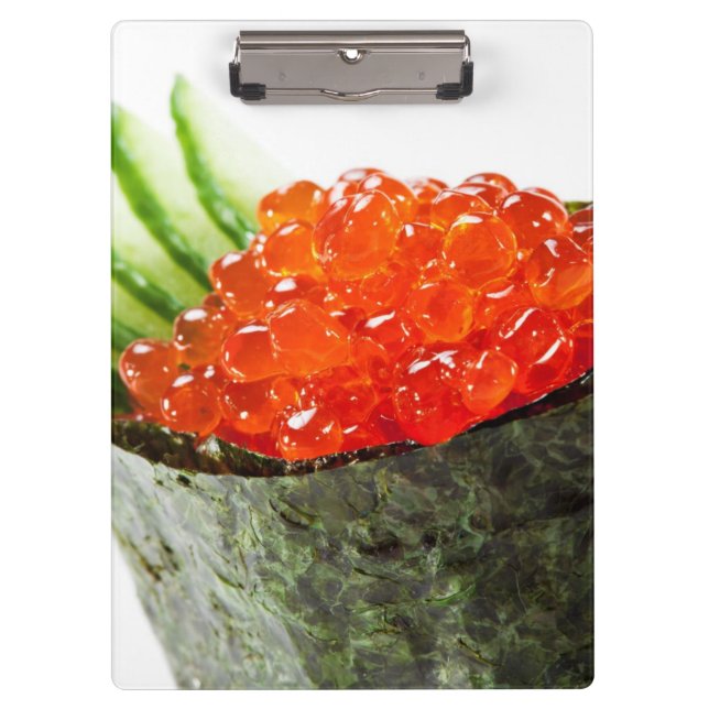 Ikura (Salmon Roe) Gunkan Maki Sushi Clipboard (Front)