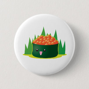Ikura Sushi 6 Cm Round Badge