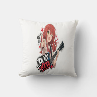 : Ikuyo Kita Anime Guitar Sticker | Rock Music Cushion