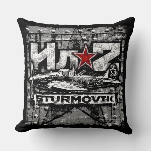 Il-2 Soviet ground attack aircraft Cushion (Front)