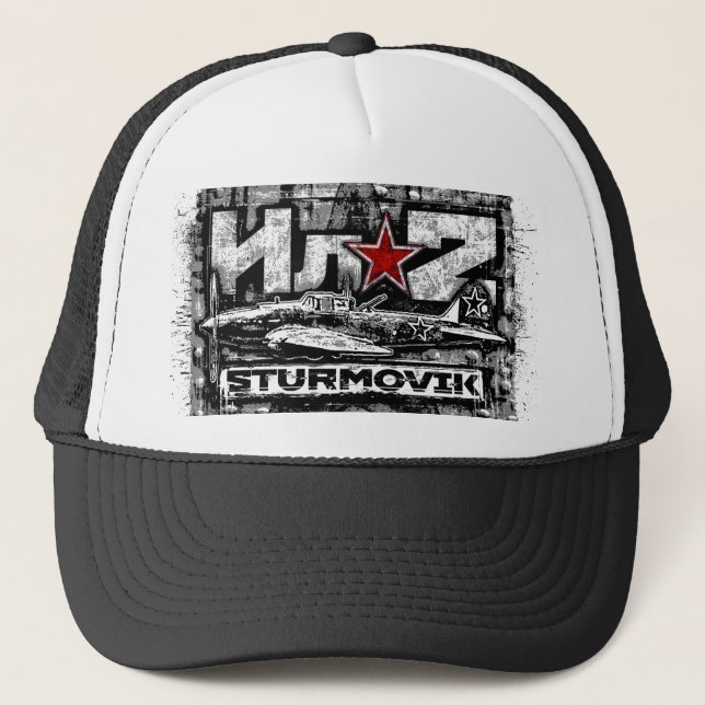 Il-2 Soviet ground attack aircraft Trucker Hat (Front)