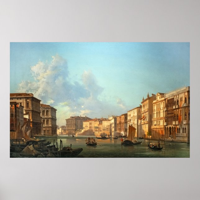 Il Canal Grande verso Ca’ Pesaro Poster (Front)