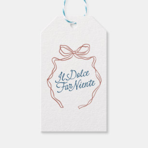 Il Dolce Far Niente: Vintage Italian Gift Tags