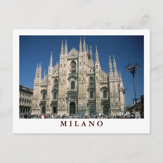 "Il Duomo, Milano" postcard (Front)