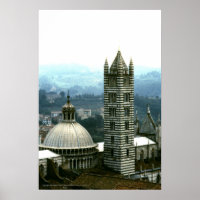 Il Duomo, Siena, Italy | Poster Print