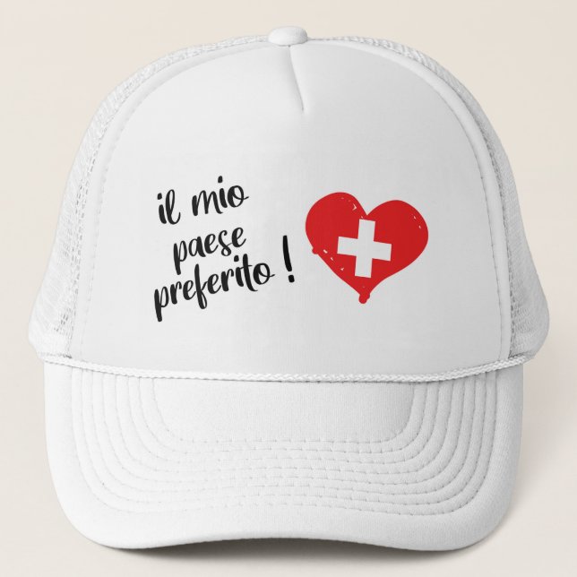 Il mium paese preferito trucker hat (Front)