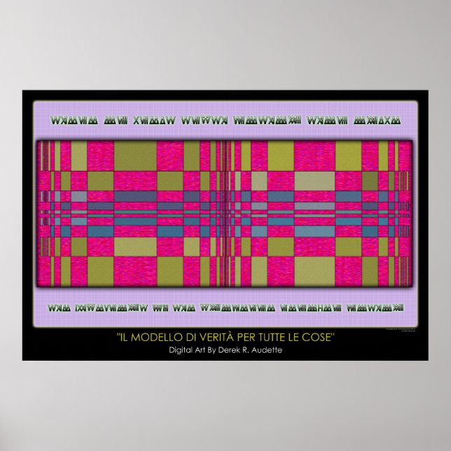 Il Modello Di Verita Per Tutte Le Cose Poster (Front)