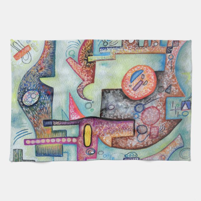 Il Stronzo of Bryn Mawr Tea Towel (Horizontal)