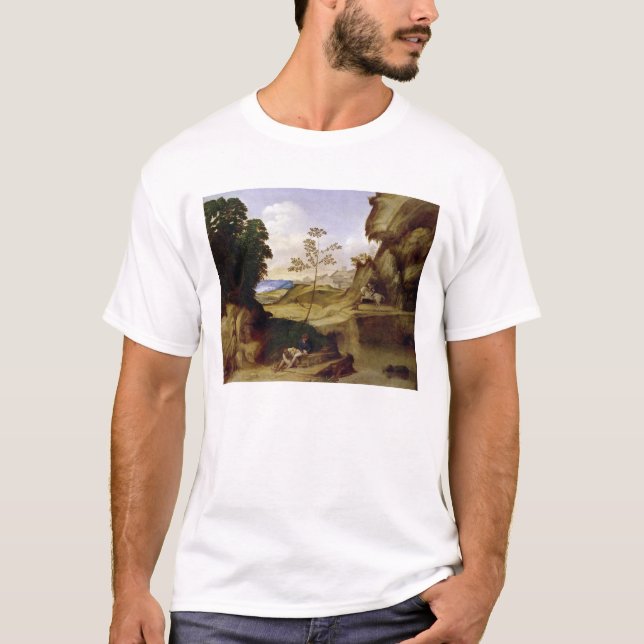 Il Tramonto (The Sunset) (oil on canvas) T-Shirt (Front)