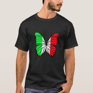 Il Tricolore Italiano Italy Butterfly Flag T-Shirt