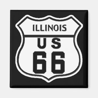 IL US ROUTE 66 MAGNET