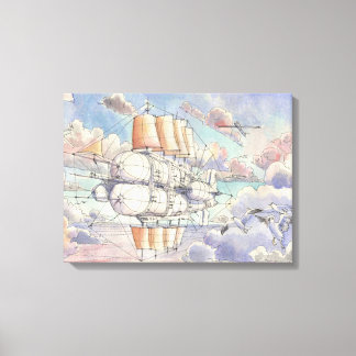 Il Veliero Volante Canvas Print