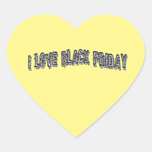 ILBF-Stripes Heart Sticker