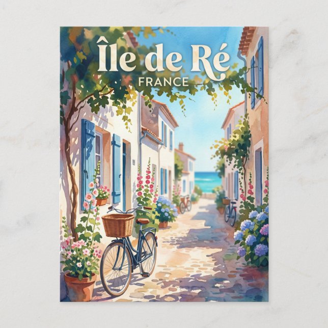 Île de Ré France Postcard (Front)