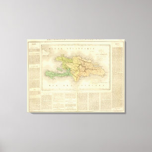 Ile St. Domingue or Haiti Canvas Print