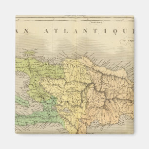 Ile St. Domingue or Haiti Magnet