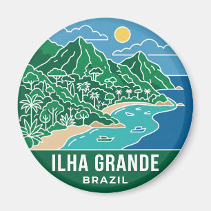 Ilha Grande Brazil Magnet