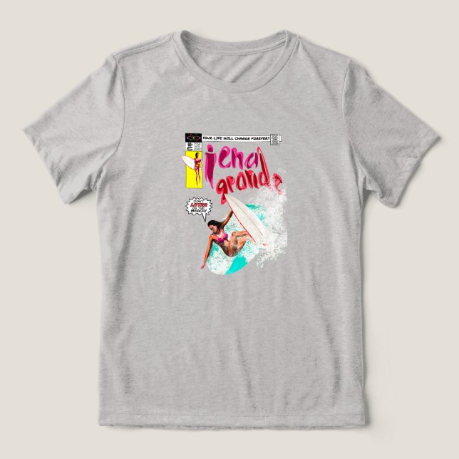 Ilha grande Tri-Blend shirt (Design Front)
