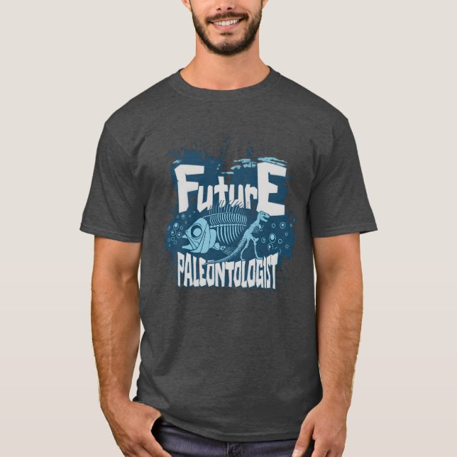 Ill be a Paleontologist retro T-Shirt (Front)