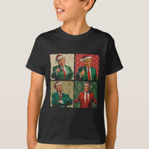 I'll Be Home For Christmas Funny Trump Xmas Santa  T-Shirt