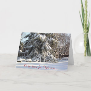 I'll be home for Christmas... Holiday Card