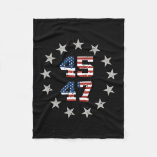I'll Be Home For Christmas Trump Front On Ck Funny Fleece Blanket