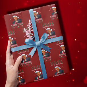 I'll Be Home for Christmas Wrapping Paper