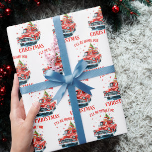 I'll Be Home for Christmas Wrapping Paper