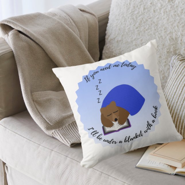 I'll be under a blanket with a book cushion (Creator Uploaded)