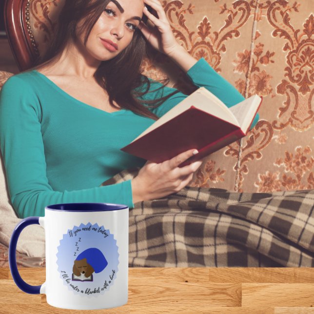I'll be under a blanket with a book mug (Creator Uploaded)