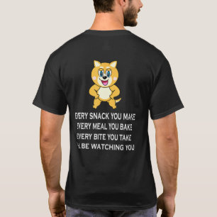 Ill Be Watching Every Snack You Make Cute Dog Slog T-Shirt