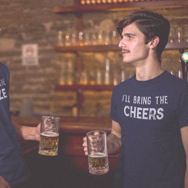 "I'll Bring The Cheers" Wedding Party T-Shirt (Creator Uploaded)