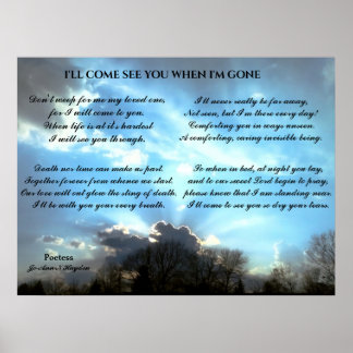 I'LL COME SEE YOU WHEN I'M GONE poster